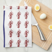 Patriotisches Snowmobiling Geschirrtuch (Viertel Falte)