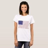 Patriotisches Snowmobiling T-Shirt (Vorne ganz)