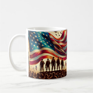 Patriotisches Soldatengedenken Kaffeetasse