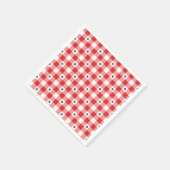 Patriotisches Sommerpicknick Serviette (Ecke)