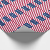 Patriotisches, spezielles Verpackungspapier mit de Geschenkpapier (Ecke)
