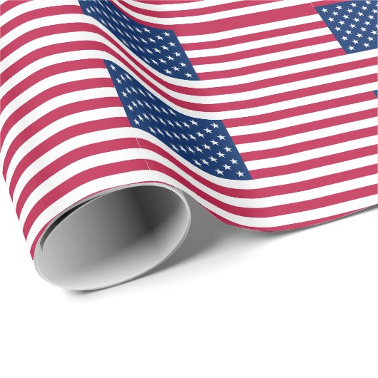 Patriotisches, spezielles Verpackungspapier mit de Geschenkpapier (Rolleneckpunkt)
