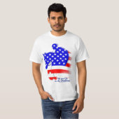 Patriotisches springendes Pferd T-Shirt (Vorne ganz)