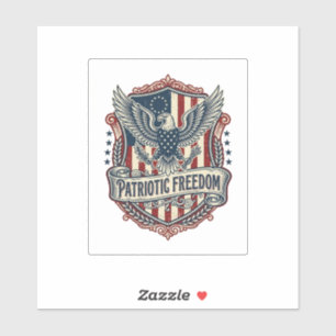 Patriotisches Staatsstolz-Serie Vector Graphic Tee Aufkleber