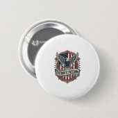 Patriotisches Staatsstolz-Serie Vector Graphic Tee Button (Vorne & Hinten)