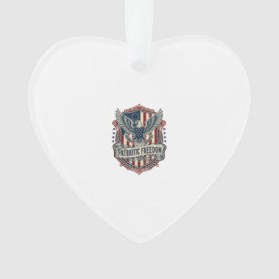 Patriotisches Staatsstolz-Serie Vector Graphic Tee Ornament