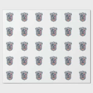 Patriotisches Stadt-Stolz-Serie Vektorgrafik T-Shi Geschenkpapier