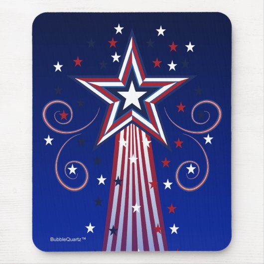 Patriotisches Sterne mousepad (Vorne)