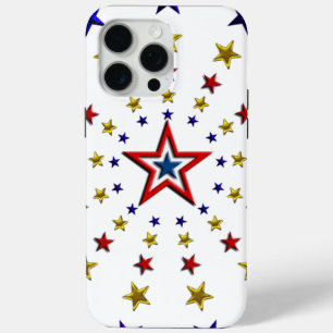 Patriotisches Sterne-Muster USA Rot Weiß & Blau Case-Mate iPhone Hülle