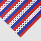Patriotisches Sternstreifenmuster-Partygewebe Seidenpapier (Ausschnitt)