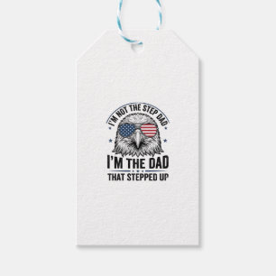 Patriotisches Stiefvater-Adler-Vintage-Shirt-Desig Geschenkanhänger