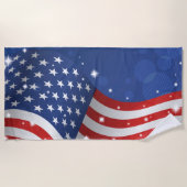Patriotisches Strandtuch (Vorderseite)