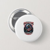Patriotisches Sumpfmonster Old Glory Horror Monste Button (Vorne & Hinten)