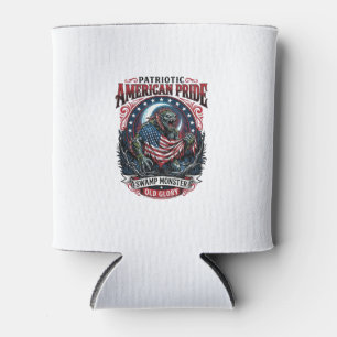 Patriotisches Sumpfmonster Old Glory Horror Monste Dosenkühler