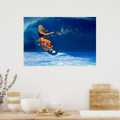 Patriotisches Surfer Girl 2 Poster (Küche)