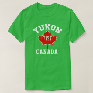 Patriotisches T-Shirt Yukons Kanada Est.1898