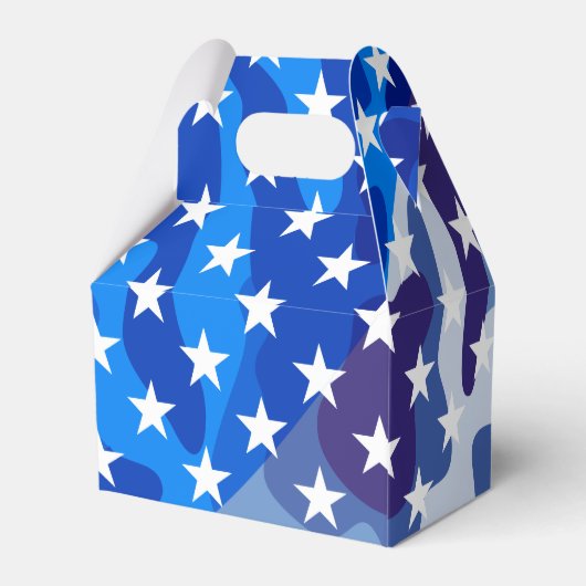 Patriotisches Tarnmuster Geschenkschachtel (Rückseite)