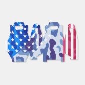 Patriotisches Tarnmuster Geschenkschachtel (Ungefaltet)