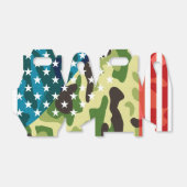 Patriotisches Tarnmuster Geschenkschachtel (Ungefaltet)