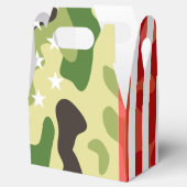 Patriotisches Tarnmuster Geschenkschachtel (Geöffnet)