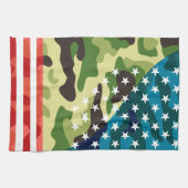 Patriotisches Tarnmuster Küchentuch (Horizontal)