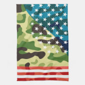 Patriotisches Tarnmuster Küchentuch (Vertikal)