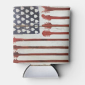 Patriotisches Thema der amerikanischen Flagge mit Dosenkühler (Vorderseite)
