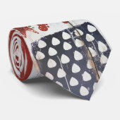 Patriotisches Thema der amerikanischen Flagge mit Krawatte (Gerollt)