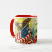 Patriotisches Thema Tasse (Vorderseite Links)
