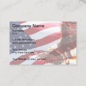 Patriotisches Thema Visitenkarte (Vorderseite)