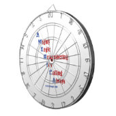 Patriotisches Themendarboard Dartscheibe (Vorderseite rechts)