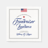 Patriotisches Themenereignis | Amerikanische Flagg Serviette (Vorderseite)