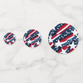 Patriotisches Tischkonfetti Konfetti (Vorderseiten)