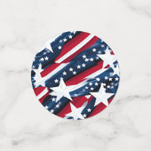 Patriotisches Tischkonfetti Konfetti (Klein Vorderseite)