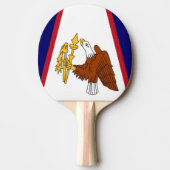 Patriotisches Tischtennispaddel mit Samoa-Flagge Tischtennis Schläger (Vorderseite)
