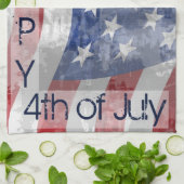 Patriotisches Unabhängigkeitstag-Küchen-Tuch Geschirrtuch (Gefaltet)