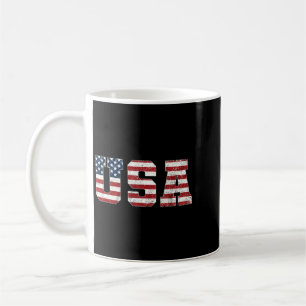 Patriotisches US-amerikanisches Flaggen-Shirt für Kaffeetasse