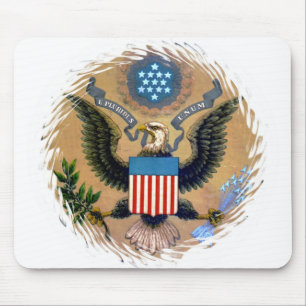 Patriotisches USA E Pluribus Unum Mousepad