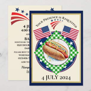 Patriotisches USA Einladung