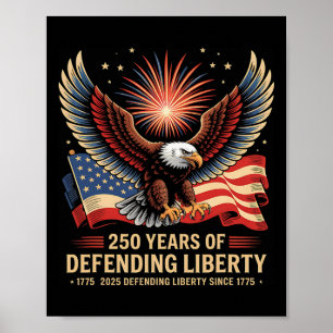 Patriotisches USA-Heer US-Militärparade 250. Jubil Poster