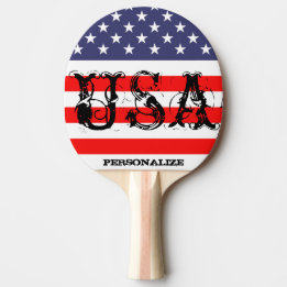 Patriotisches USA-Ping-Pong-Schläger mit amerikani Tischtennis Schläger