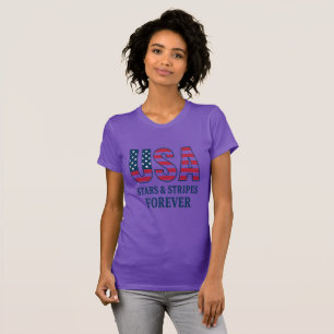 Patriotisches USA-T-Shirt für Frauen – Geschenk fü T-Shirt