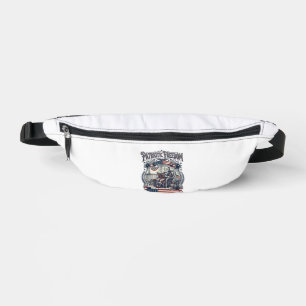 Patriotisches Veranda-Bookworm-Vektorgrafik-T-Shir Bauchtasche