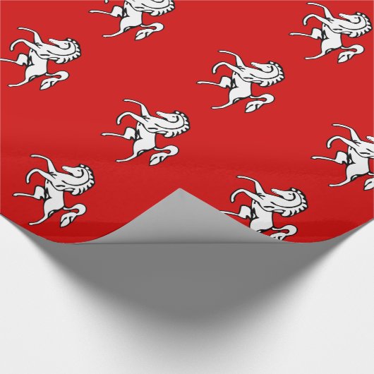 Patriotisches Verpackungspapier mit der Fahne des Geschenkpapier (Ecke)