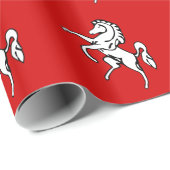 Patriotisches Verpackungspapier mit der Fahne des  Geschenkpapier (Rolleneckpunkt)