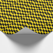 Patriotisches Verpackungspapier mit der Flagge Mün Geschenkpapier (Ecke)