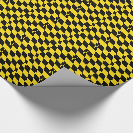 Patriotisches Verpackungspapier mit der Flagge Mün Geschenkpapier (Ecke)