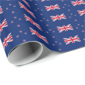 Patriotisches Verpackungspapier mit der Flagge Neu Geschenkpapier (Rolleneckpunkt)