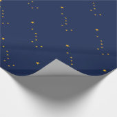 Patriotisches Verpackungspapier mit der Flagge von Geschenkpapier (Ecke)