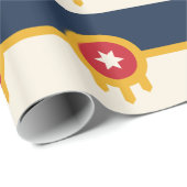 Patriotisches Verpackungspapier mit Fahne von Tuls Geschenkpapier (Rolleneckpunkt)
